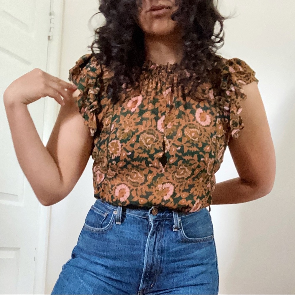 APIECE APART SILK BLOUSE